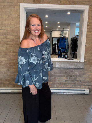 Bell Sleeve Peasant Top