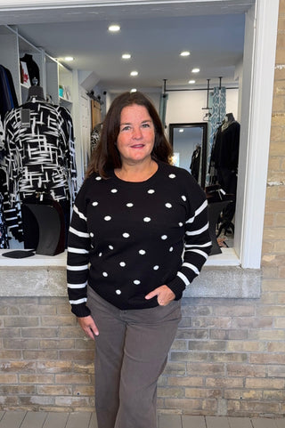 Dot & Stripe Sweater