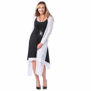 Gauze Two Toned Pocket Dress