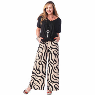 Chiffon Loose Pocketed Trouser