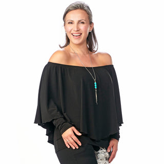 Sleek Peasant Top