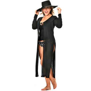 Gauze Long Cardi
