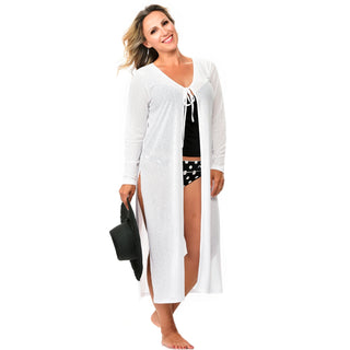 Gauze Long Cardi