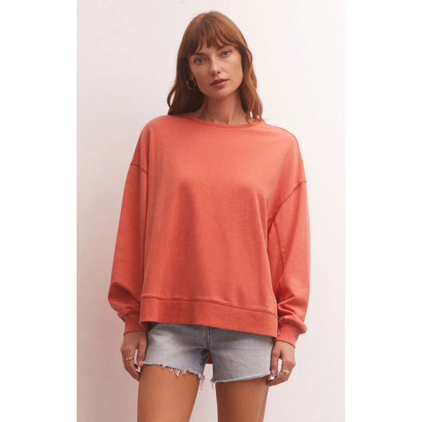Scoop Neck Weekender Lava