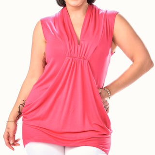 Draped Pocketed Top