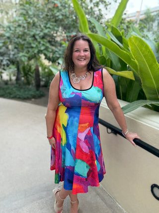 A Line Sleeveless Dress