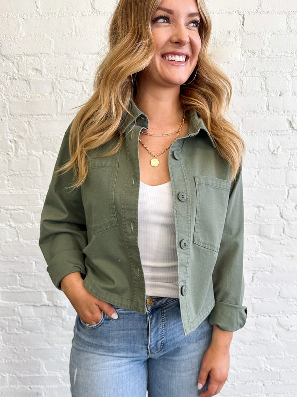 Twill Jacket - Evergreen