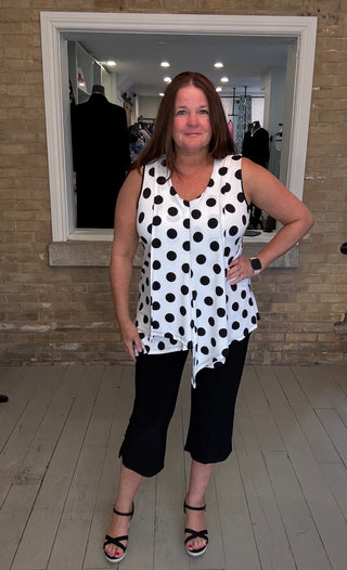 Sleeveless Asymmetrical Top