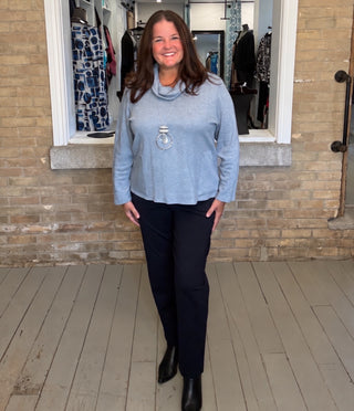 Relaxed Cowl Pocket Tunic