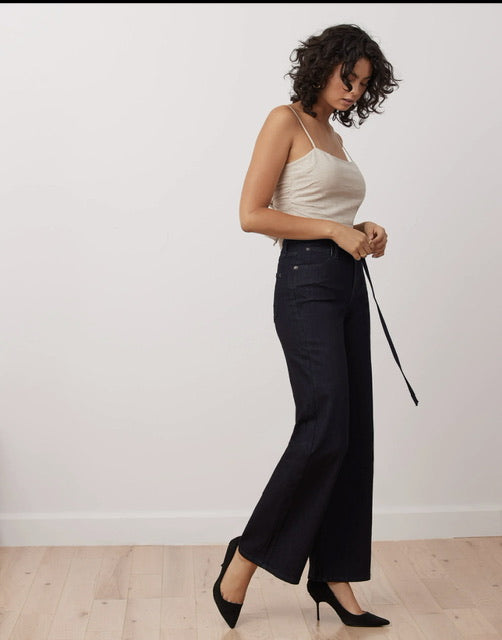 Abel - High Rise Wide Leg Denim Blue