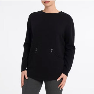 Embellished Pocket Sweater