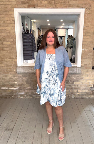 Linen Three Tier Dress