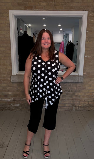 Sleeveless Asymmetrical Top