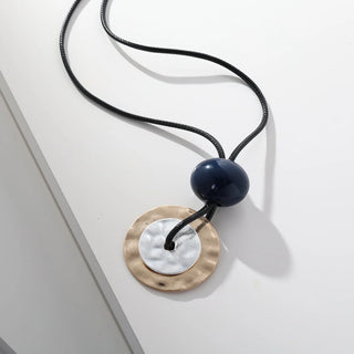 Mixed Metal Pendant Necklace