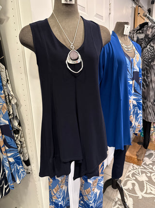 Short Sleeved Asymmetrical Top