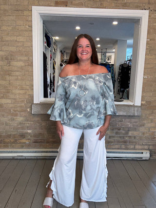 Bell Sleeve Peasant Top