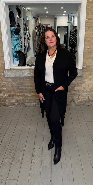 Long Pocketed Cardigan