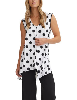 Sleeveless Asymmetrical Top