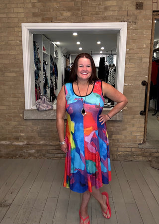 A Line Sleeveless Dress