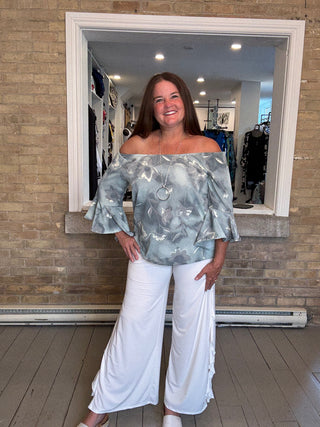 Bell Sleeve Peasant Top