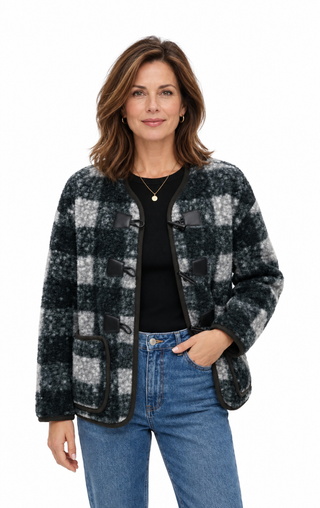 Heritage Plaid Toggle Jacket