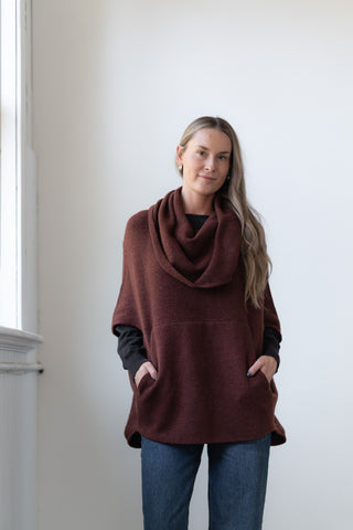 Kanga Cowl - Ox Blood