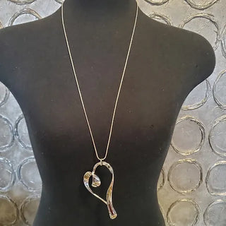 Heart Fashion Necklace on Chain