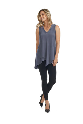 Short Sleeved Asymmetrical Top