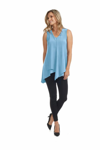 Short Sleeved Asymmetrical Top