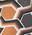 Hexagon - Brown/Multicolour