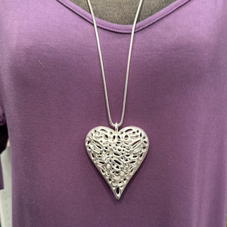 KB Heart Necklace