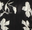 Leaf Print - Black/Gold