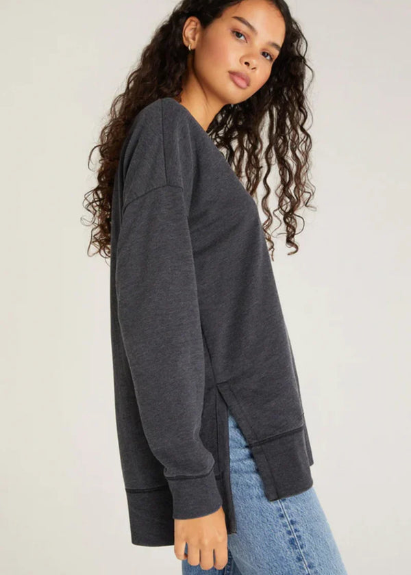 V-Neck Weekender Smokey Black