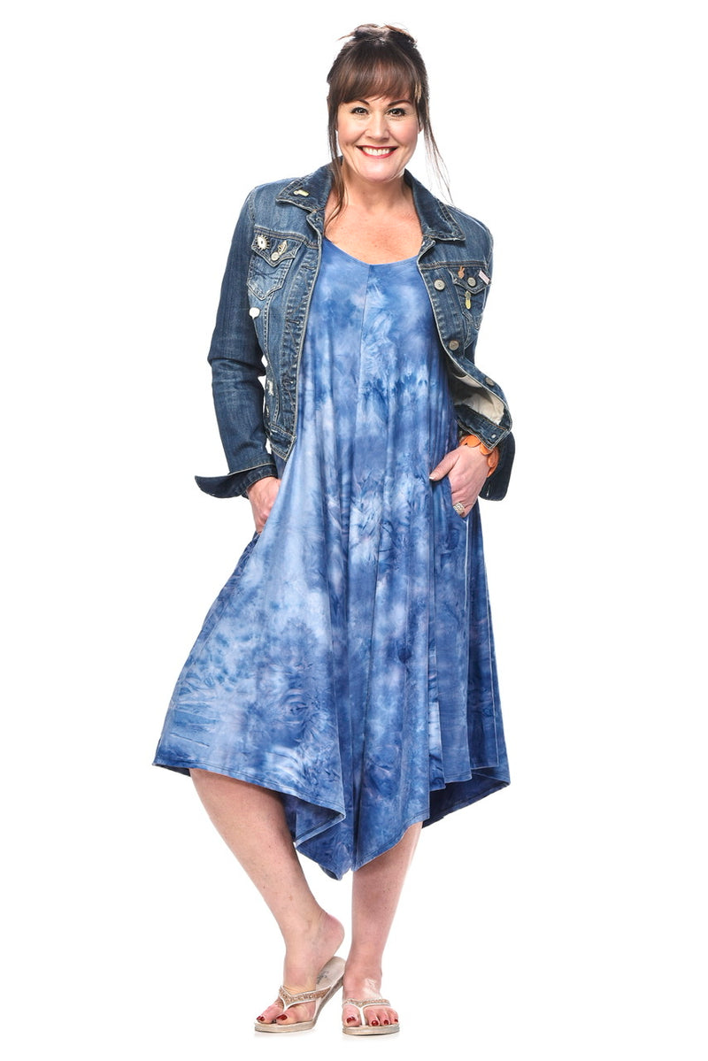 Slider Strap Tie Dye Romper