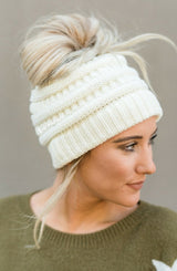 CC Messy Bun Hat