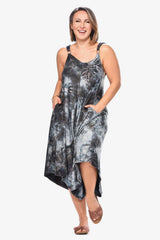 Slider Strap Tie Dye Romper