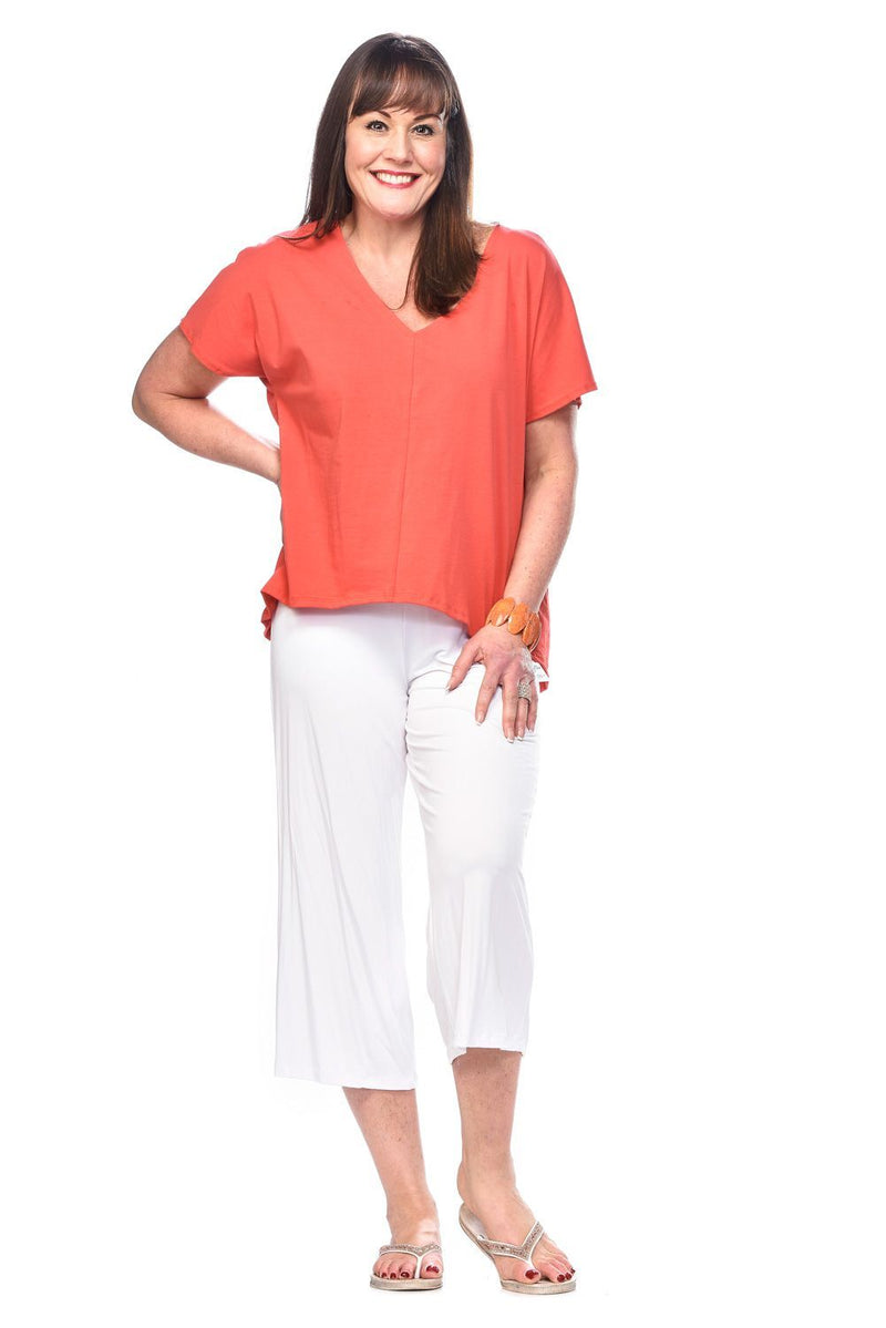 Bamboo V-Neck Casual Top