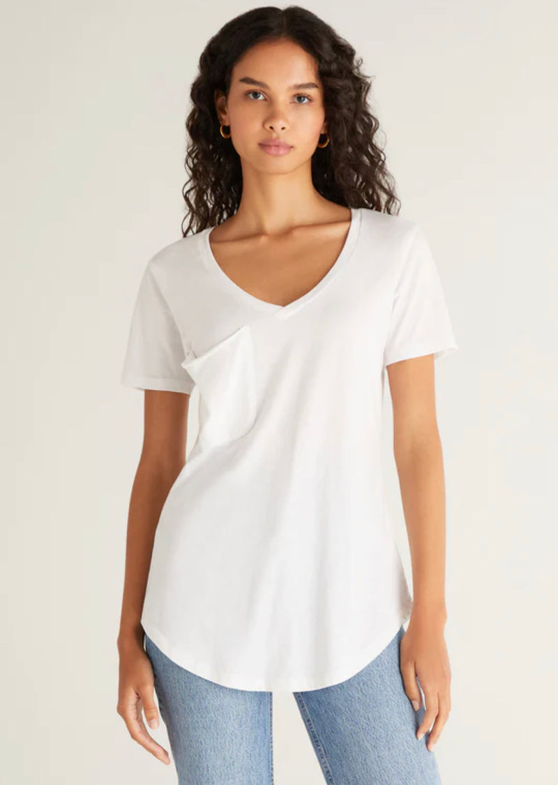 Pocket T - White