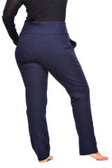 Ponte High Waisted Slim Fit Trousers