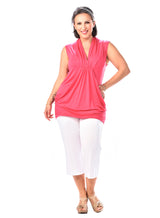 DRAPED POCKETED TOP