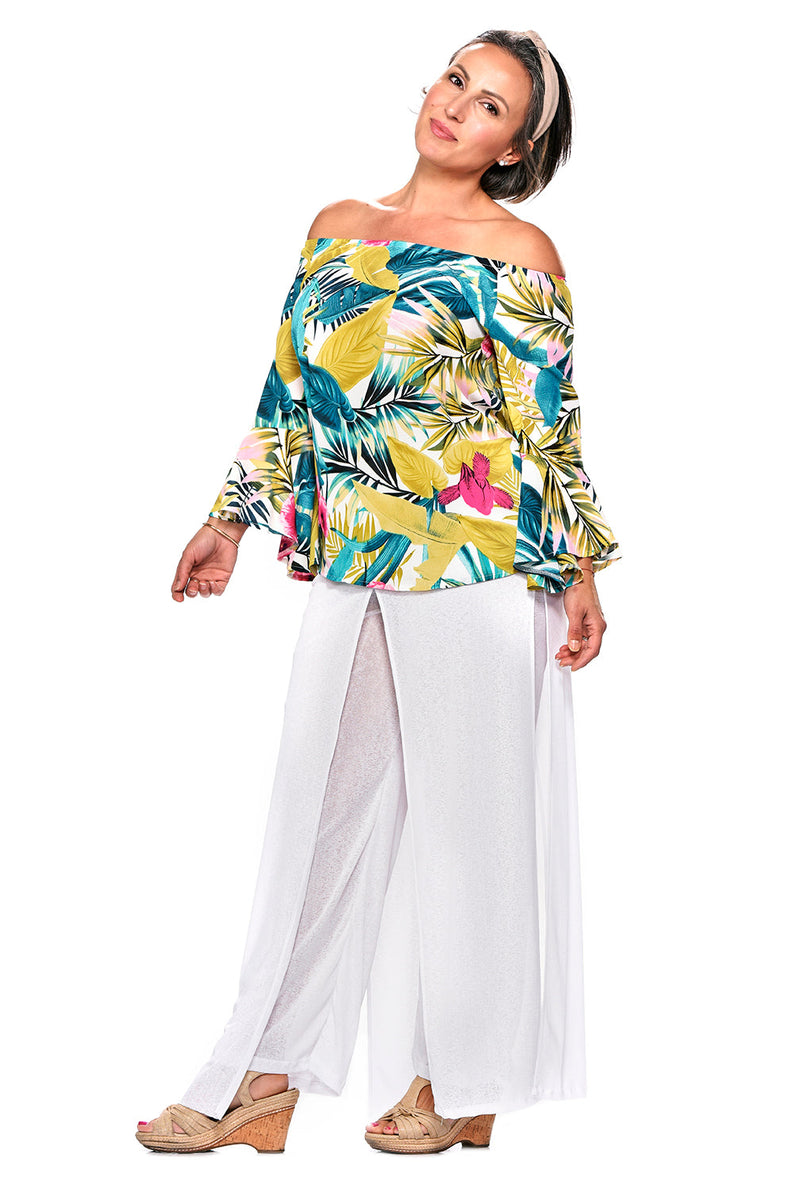 Bell Sleeve Peasant Top