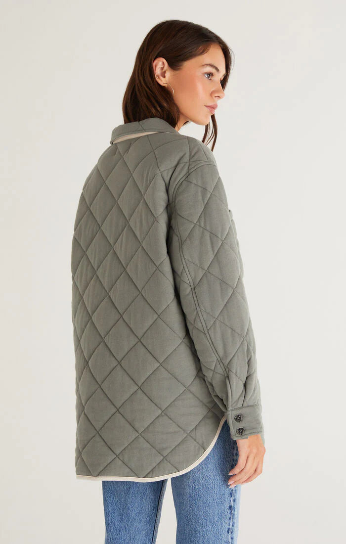 Maya Quilted Jacket Olive