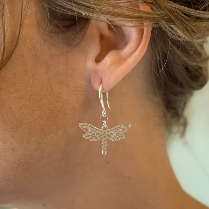 Dragonfly  Charm Earrings