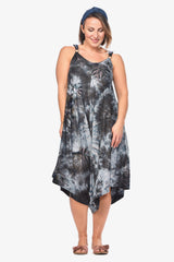 Slider Strap Tie Dye Romper