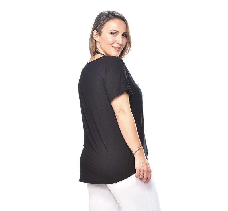 Bamboo V-Neck Casual Top
