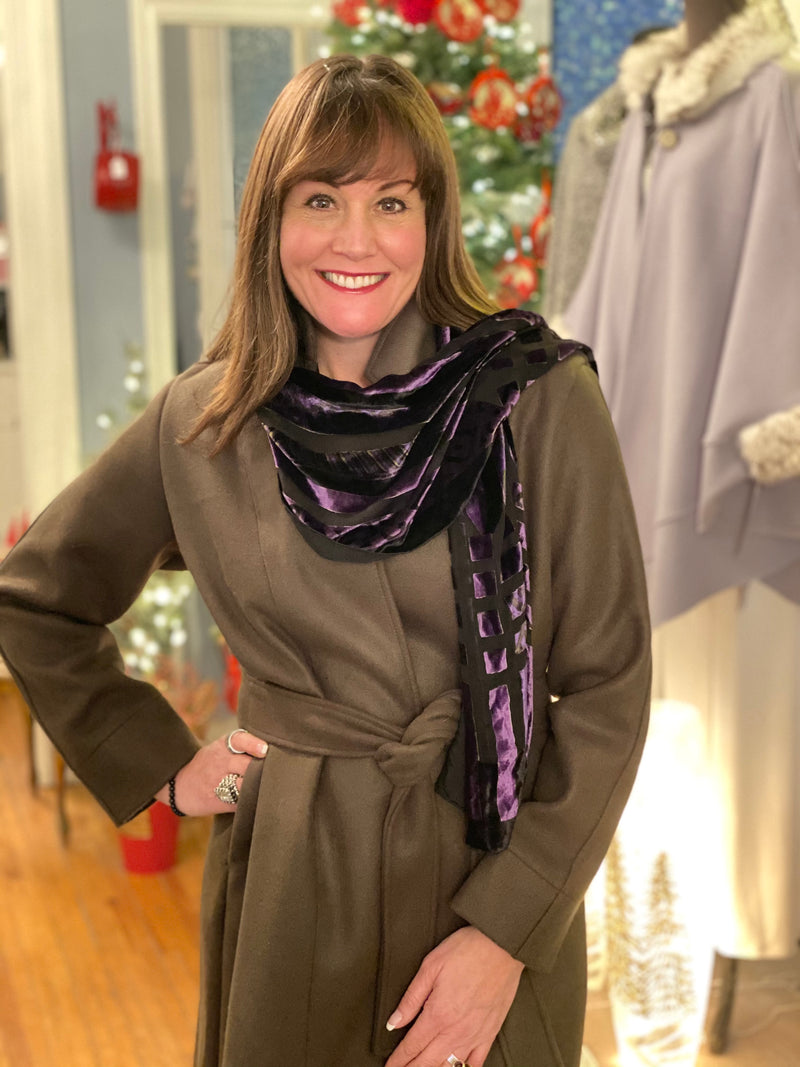 Silk Burnout Scarves