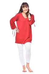 BAMBOO SHIRRED SLEEVE Top