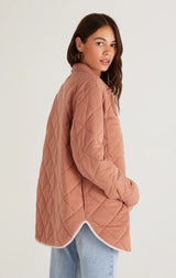 Maya Quilted Jacket Burnt Cedar